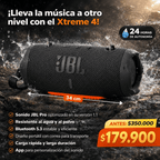 Parlante Xtreme 4 Grande 34CM | 24 HORAS