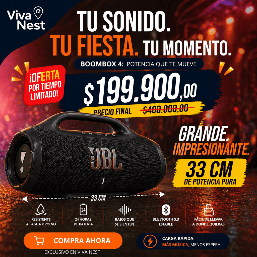 Parlante Tipo Boombox 4 1.1 grande